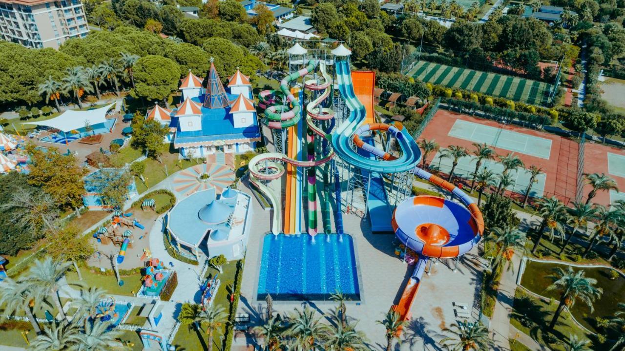 Ic Hotels Green Palace - Kids Concept Antalya Ngoại thất bức ảnh Aerial view of Splash Island