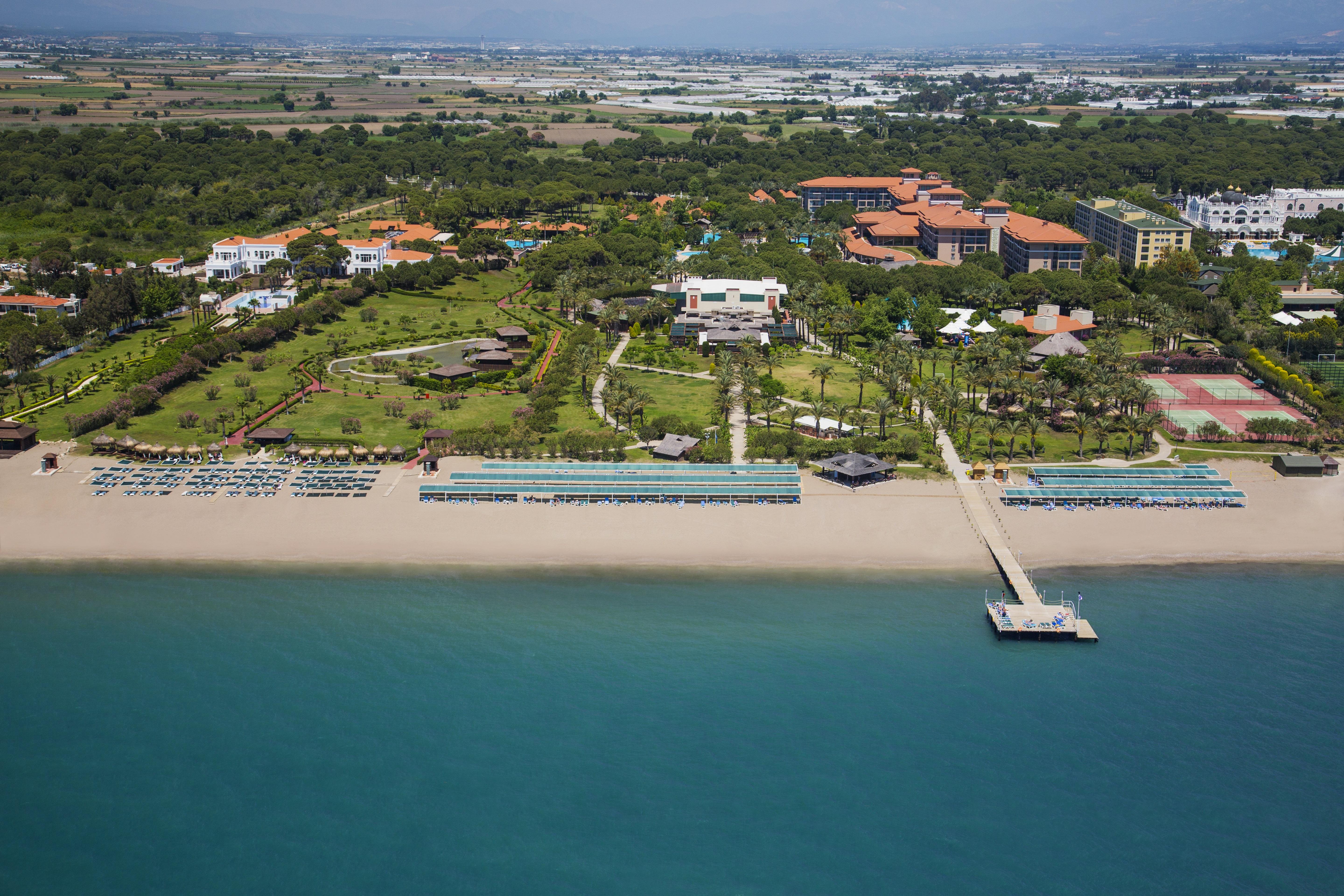 Ic Hotels Green Palace - Kids Concept Antalya Ngoại thất bức ảnh Aerial view of the resort