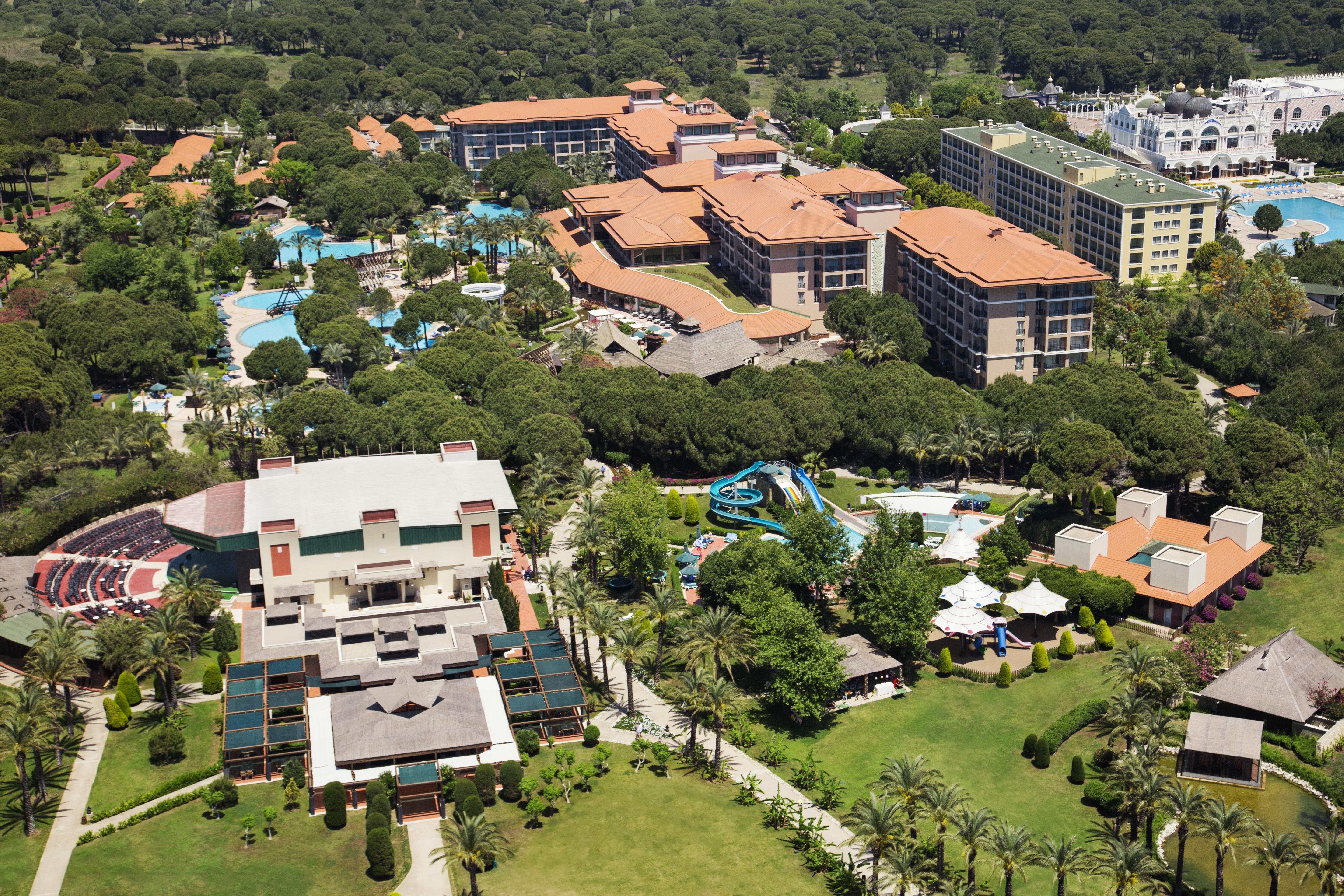 Ic Hotels Green Palace - Kids Concept Antalya Ngoại thất bức ảnh Aerial view of the resort
