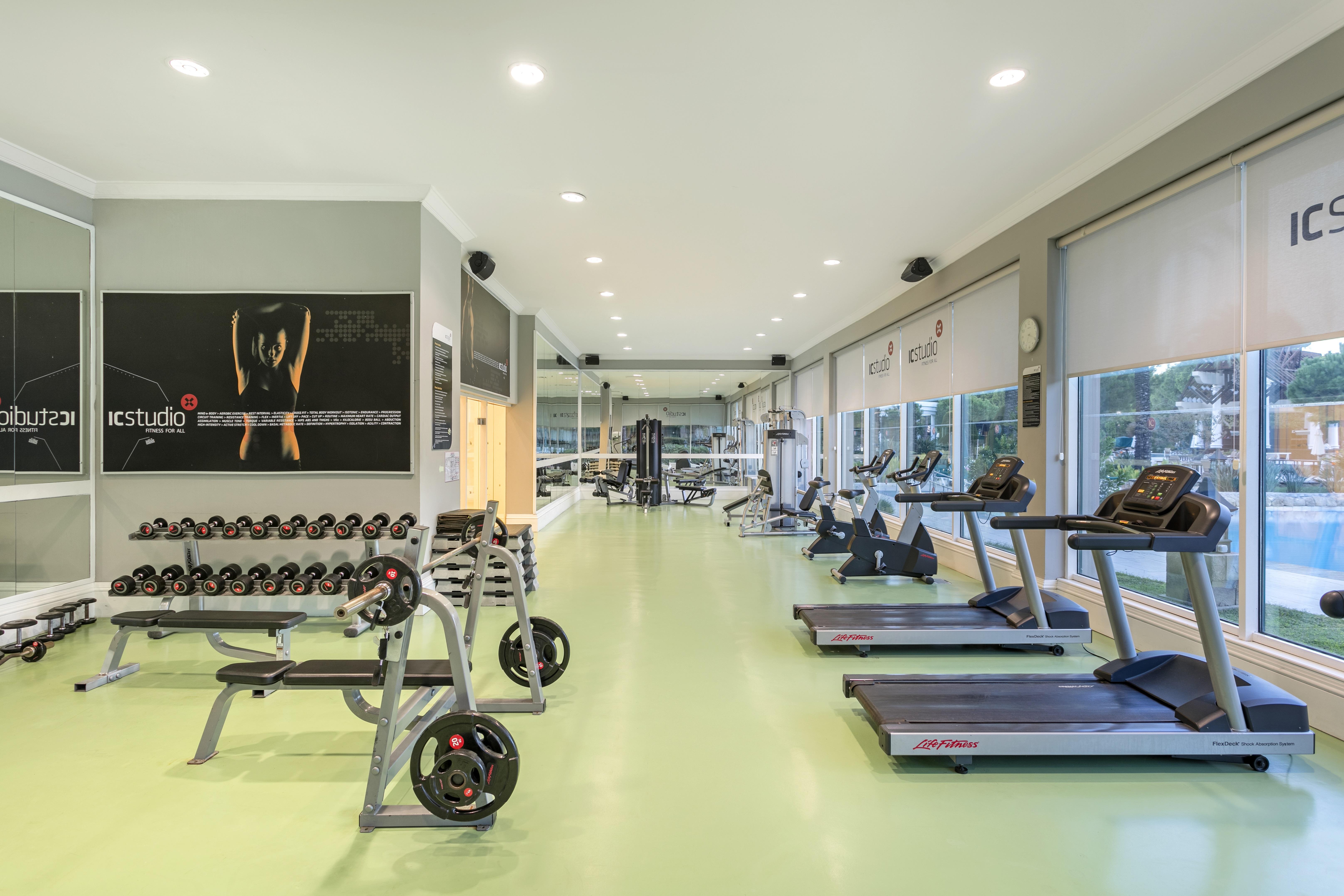 Ic Hotels Green Palace - Kids Concept Antalya Ngoại thất bức ảnh The gym at the hotel