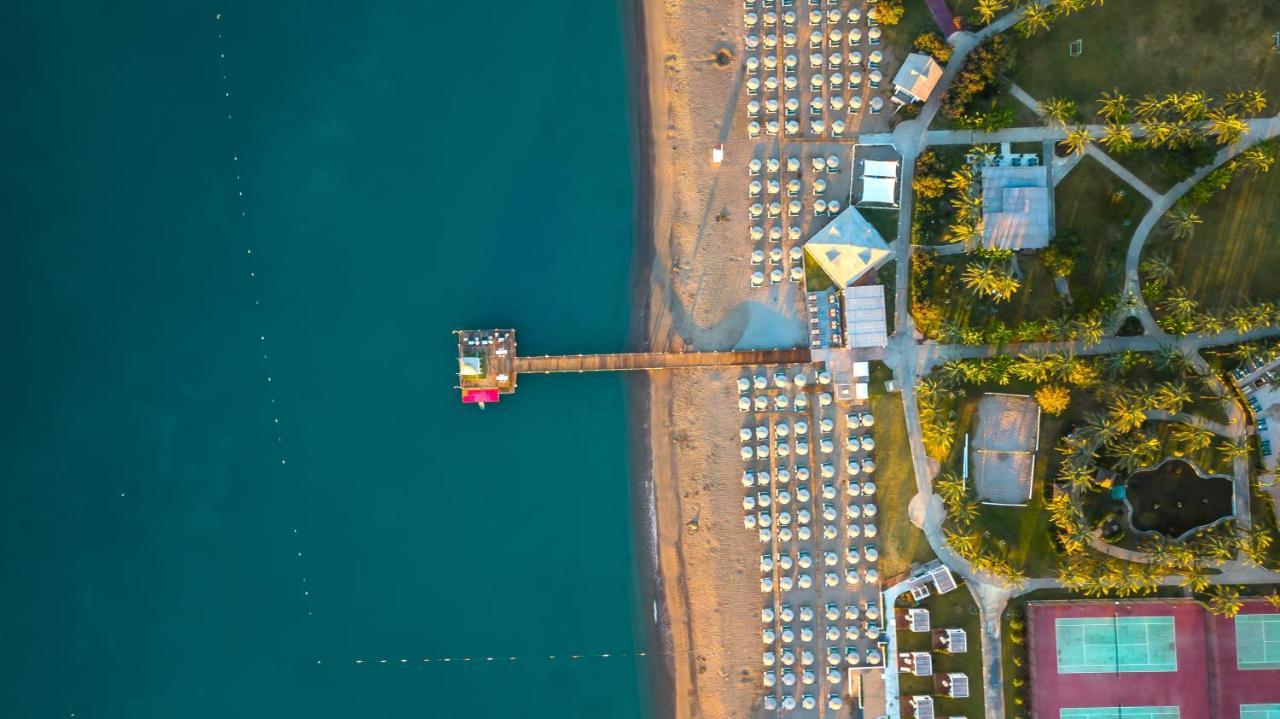 Ic Hotels Green Palace - Kids Concept Antalya Ngoại thất bức ảnh Aerial view of the beach